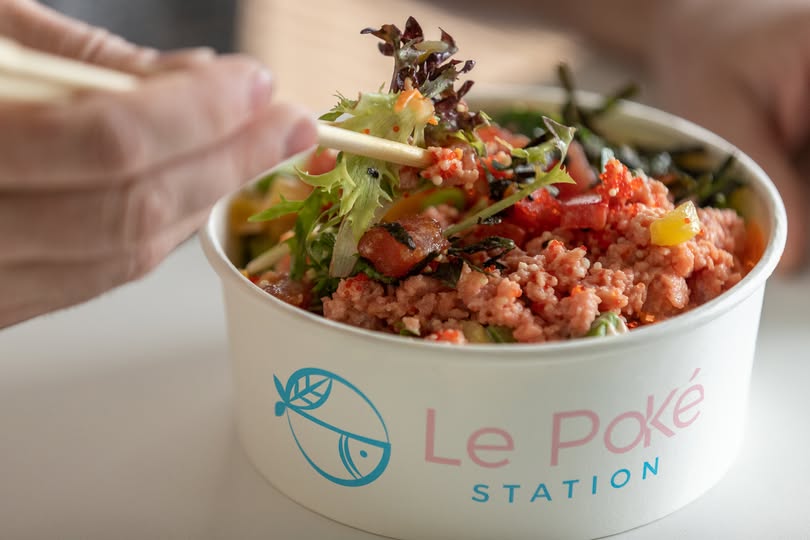 Pot à salade carton blanc