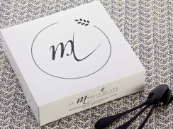 Boite patissière blanche hauteur 8 cm (à partir de 500 exemplaires)