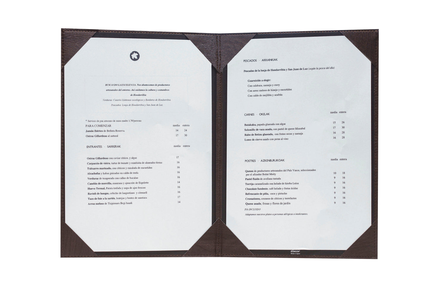 Porte menu Cézanne