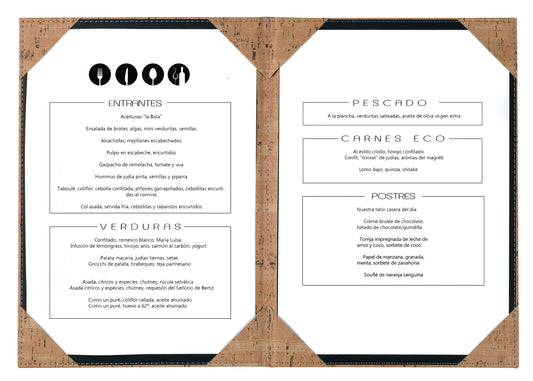 Porte menu Lisa