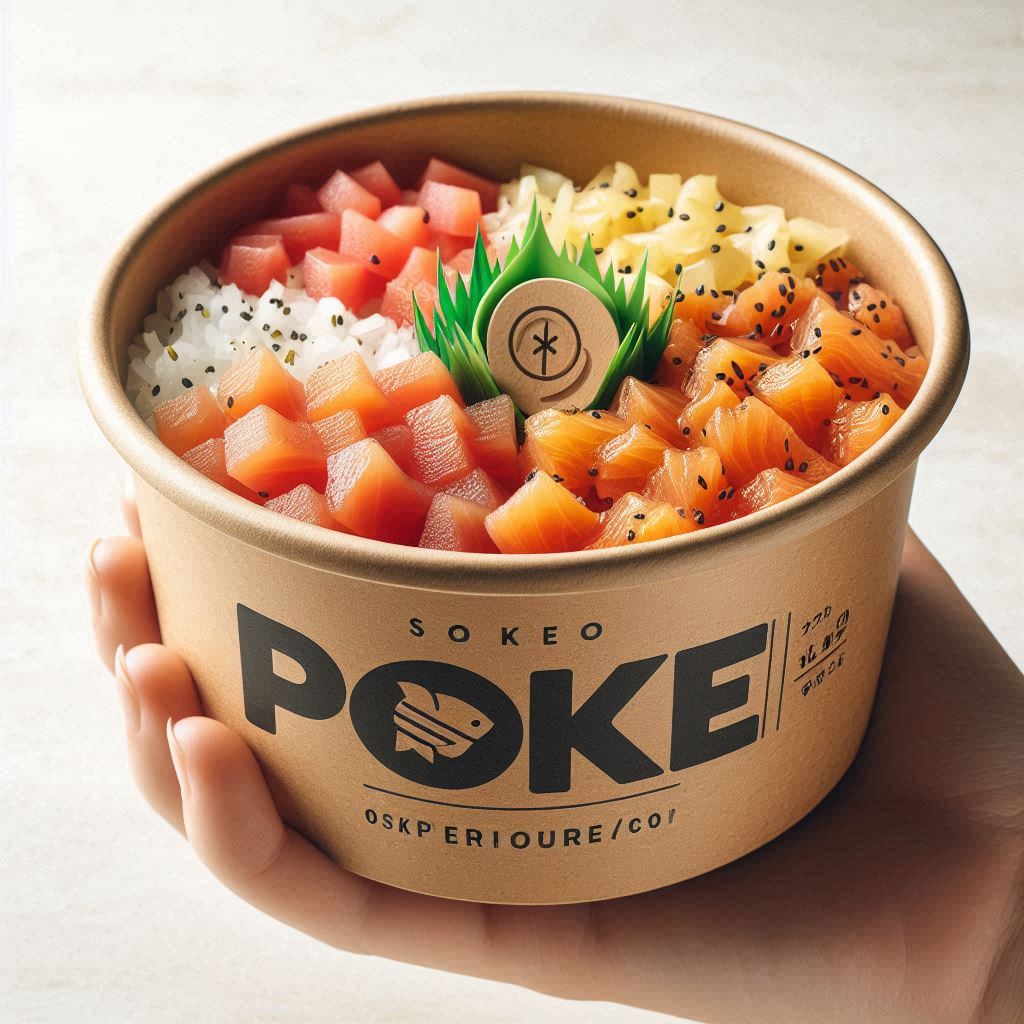 Pot à salade carton brun (grande quantité à partir de 10000 unités)