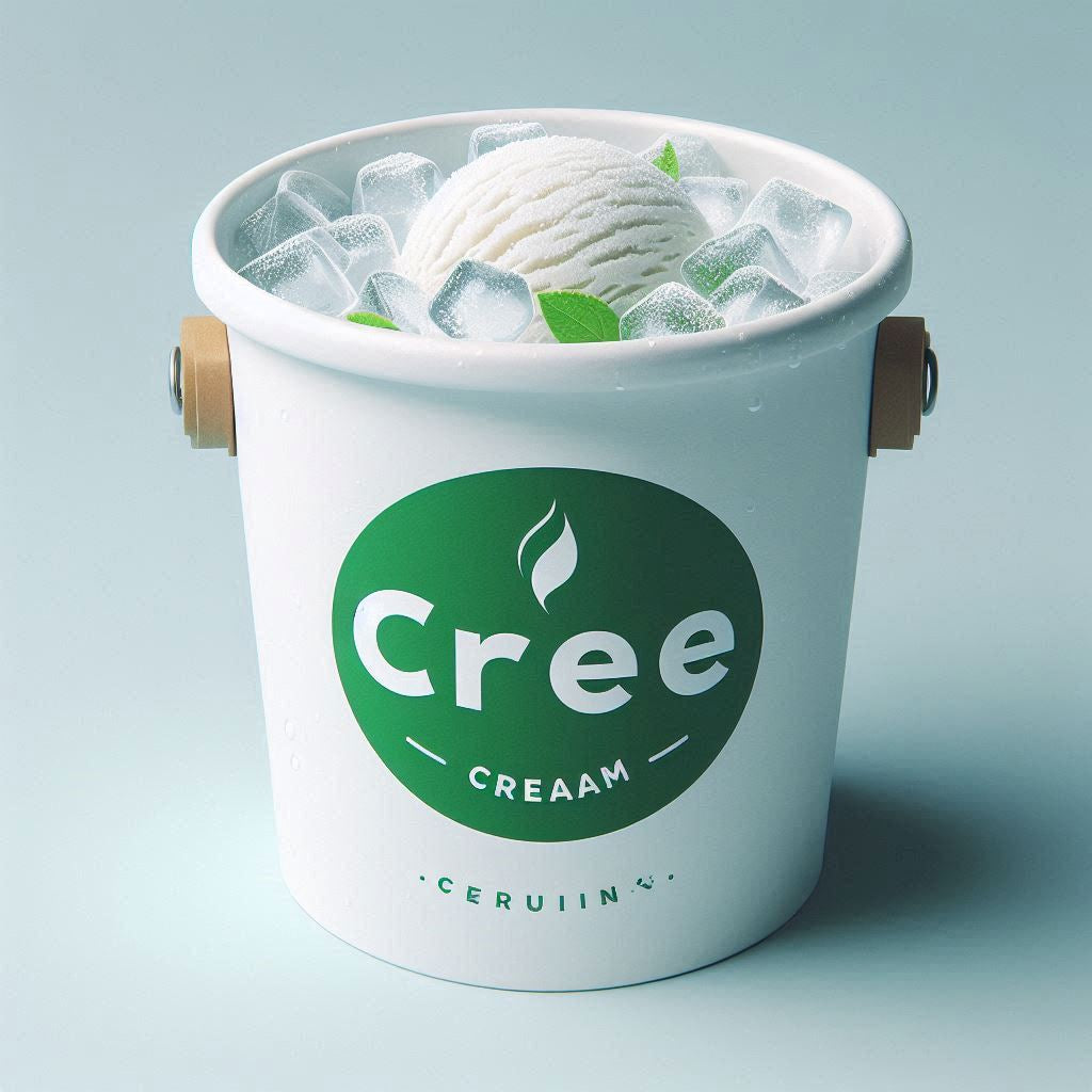 Pot à glace carton personnalisé