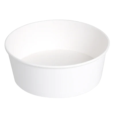 Pot à salade carton blanc