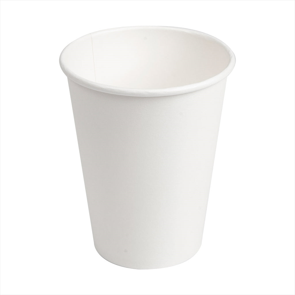 Gobelets boissons chaudes 1 paroi 360 ml 300 + 18 pe g/m2 ø9/6x11 cm blanc carton - carton de 900