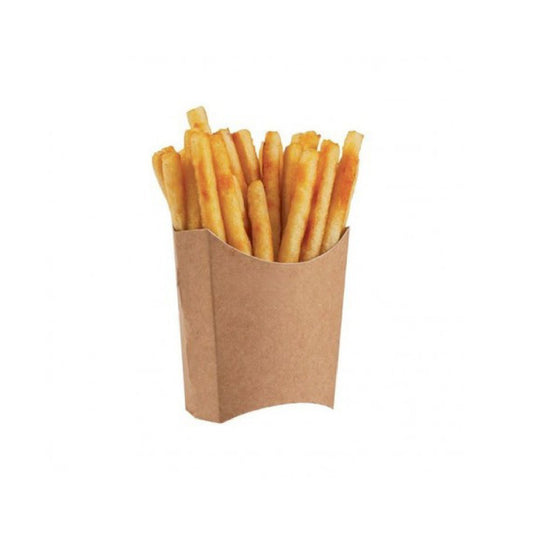 Cornet de frites carton brun