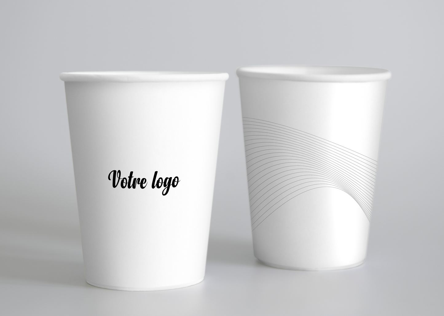 GOBELET CARTON personnalisé - de 10 à 24cl - A partir de 10000 unités