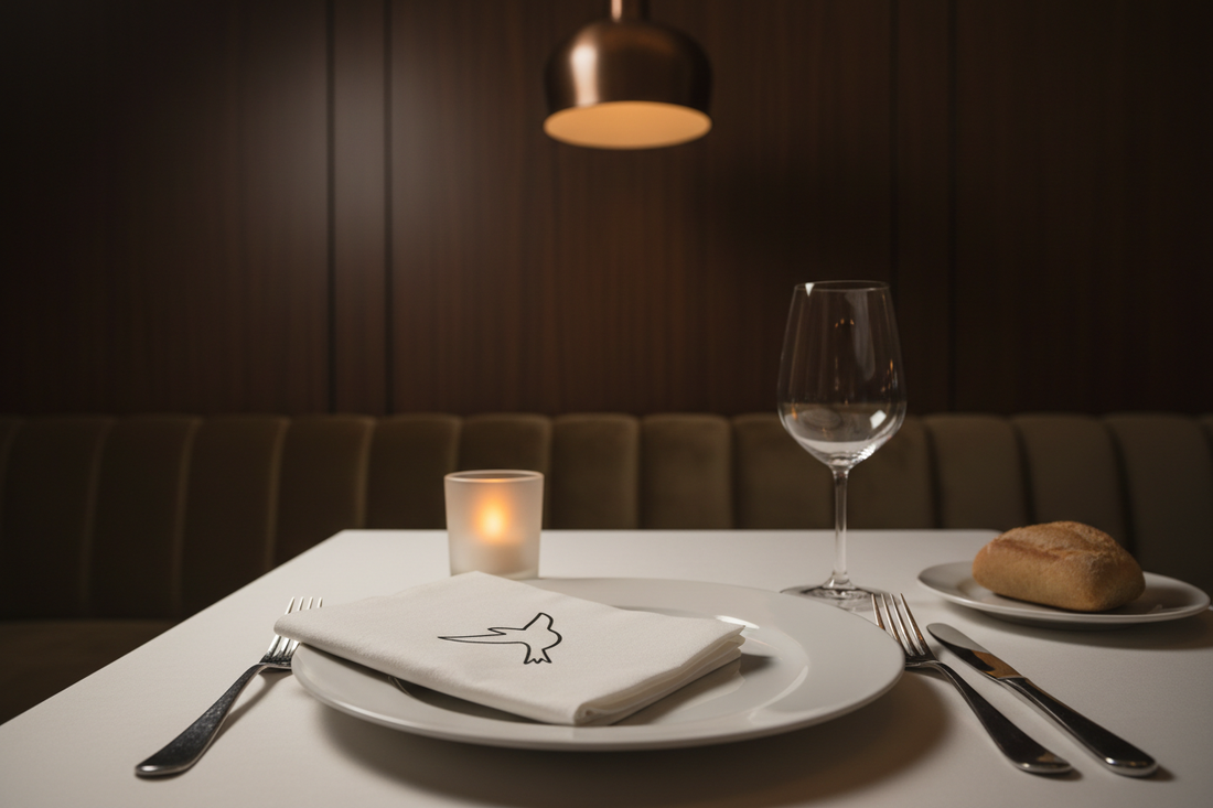 Serviettes personnalisées restaurant : luxe abordable ou gadget ?