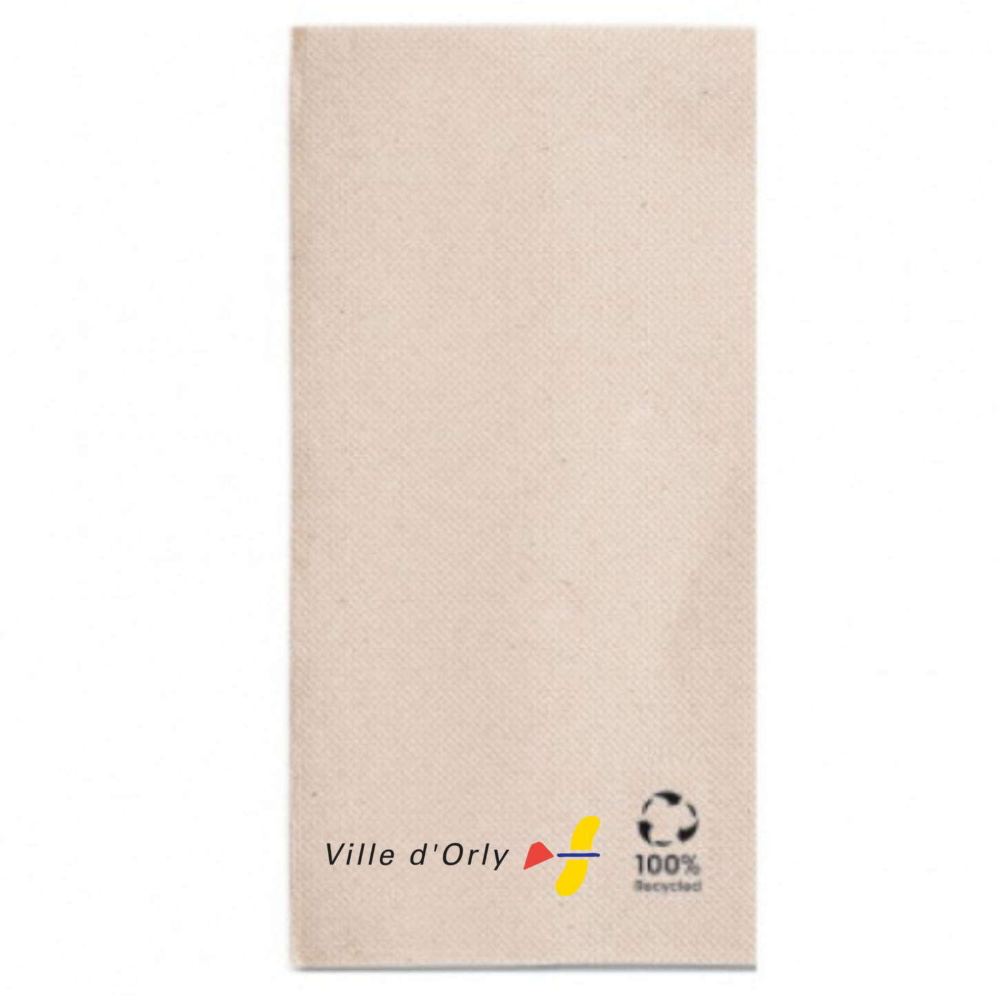 SERVIETTE GAUFREE COLLEE 38x38 PERSONNALISEE - Fabrication Française Premium