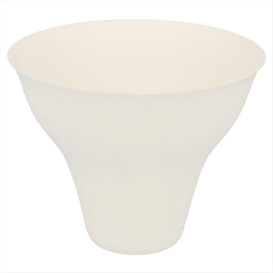 Verres à vin compostable et biodegradable 260 ml ø 9,9x8 cm blanc canne à sucre - carton de 200