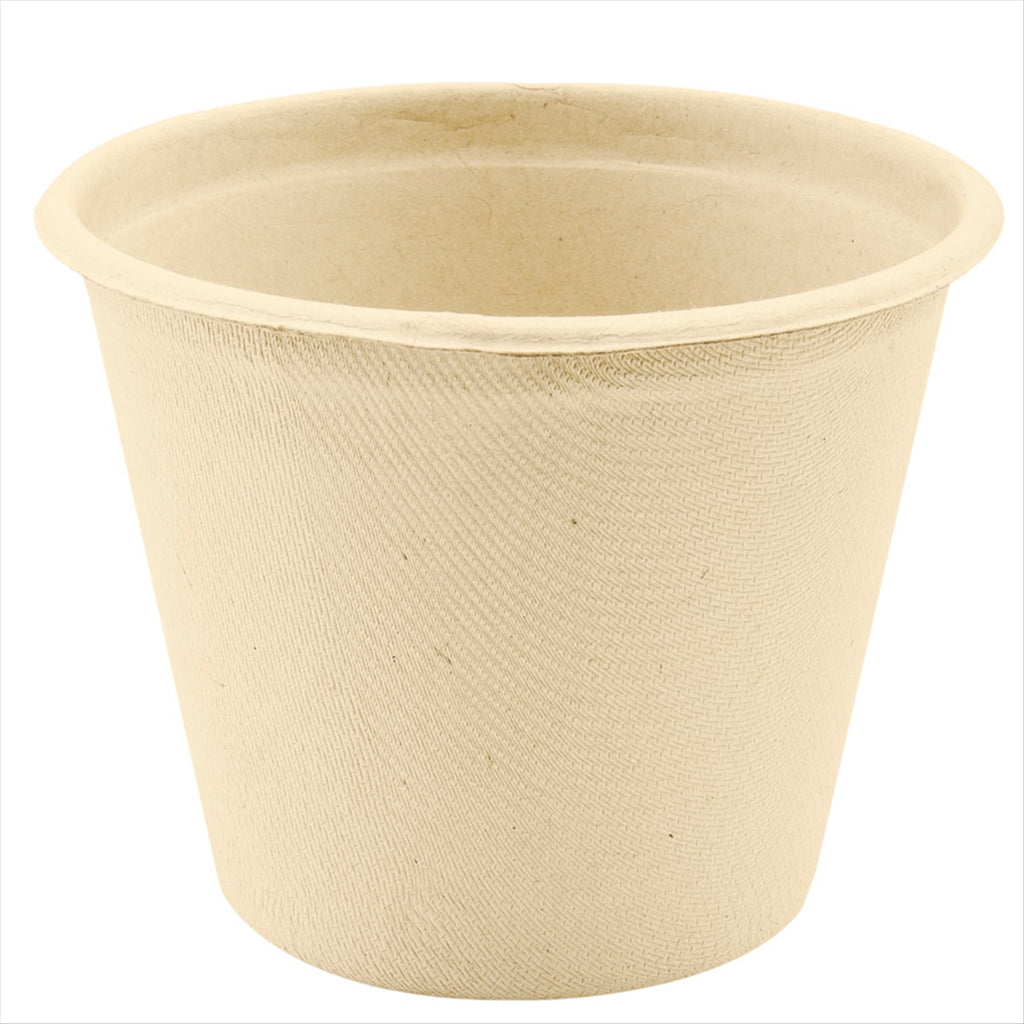 Gobelets compostable et biodegradable 425 ml ø 10,5x8,3 cm naturel canne à sucre - carton de 600