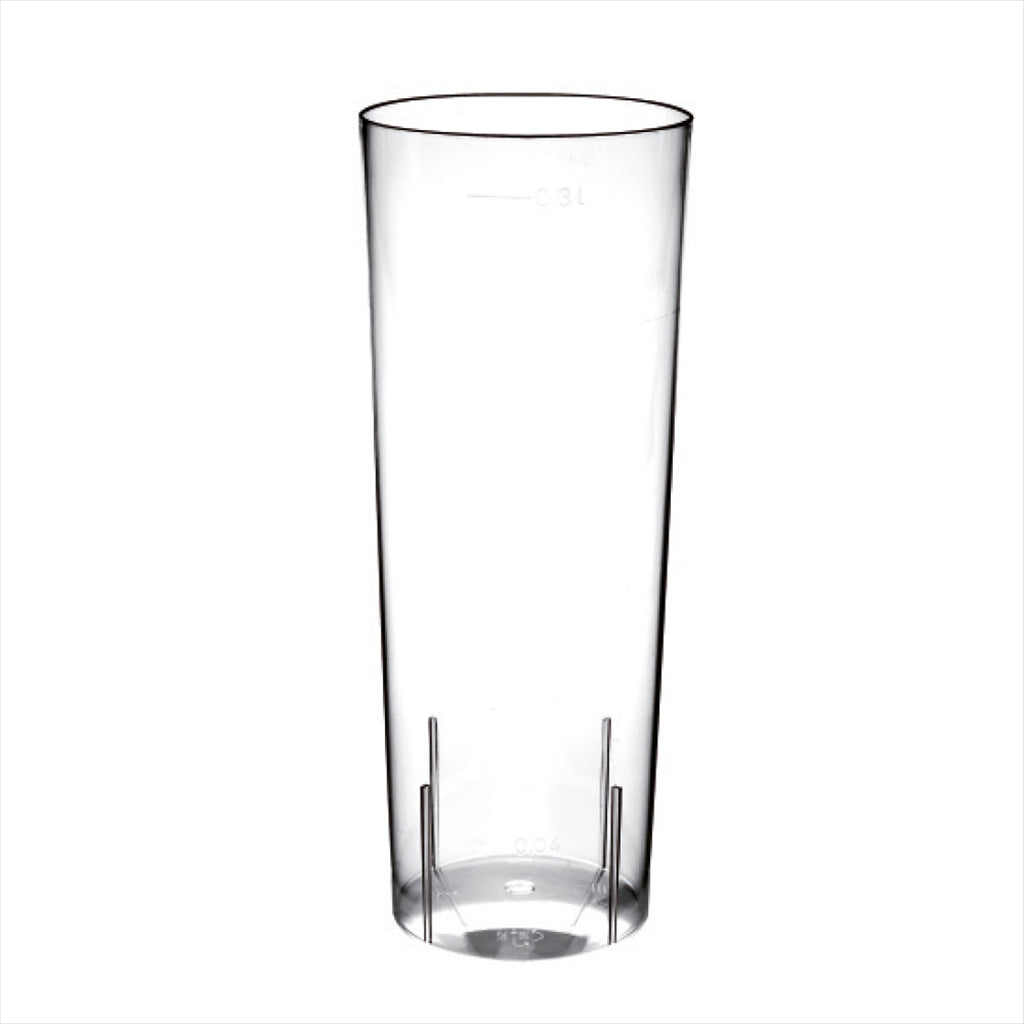 Verres injectés "cuba libre" 300 ml ø 5,9x15,2 cm transparent cristal plastique ps - carton de 500 unités