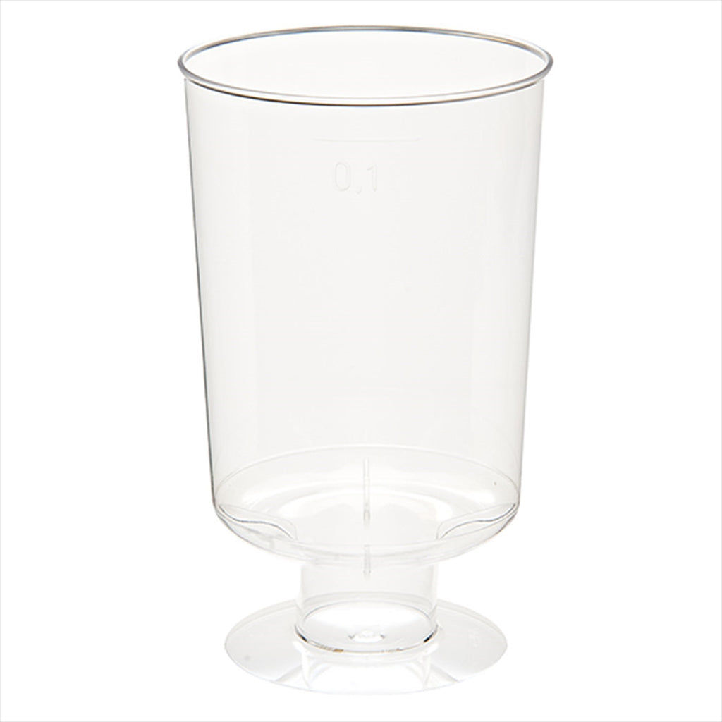 Verres injectés xeres 95 ml ø 4,8x8,5 cm transparent cristal plastique ps - carton de 600 unités