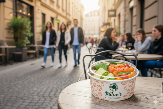 Saladier carton personnalisé