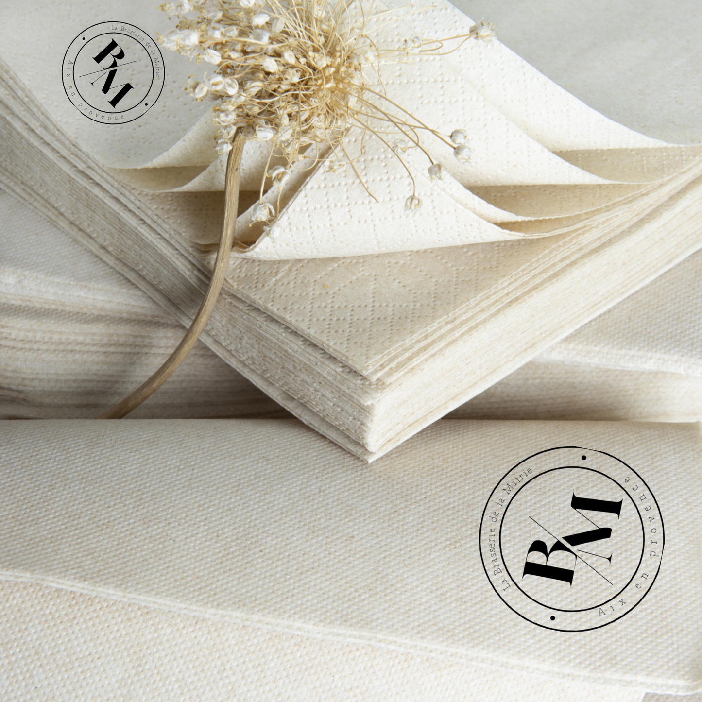 Serviette personnalisée avec logo