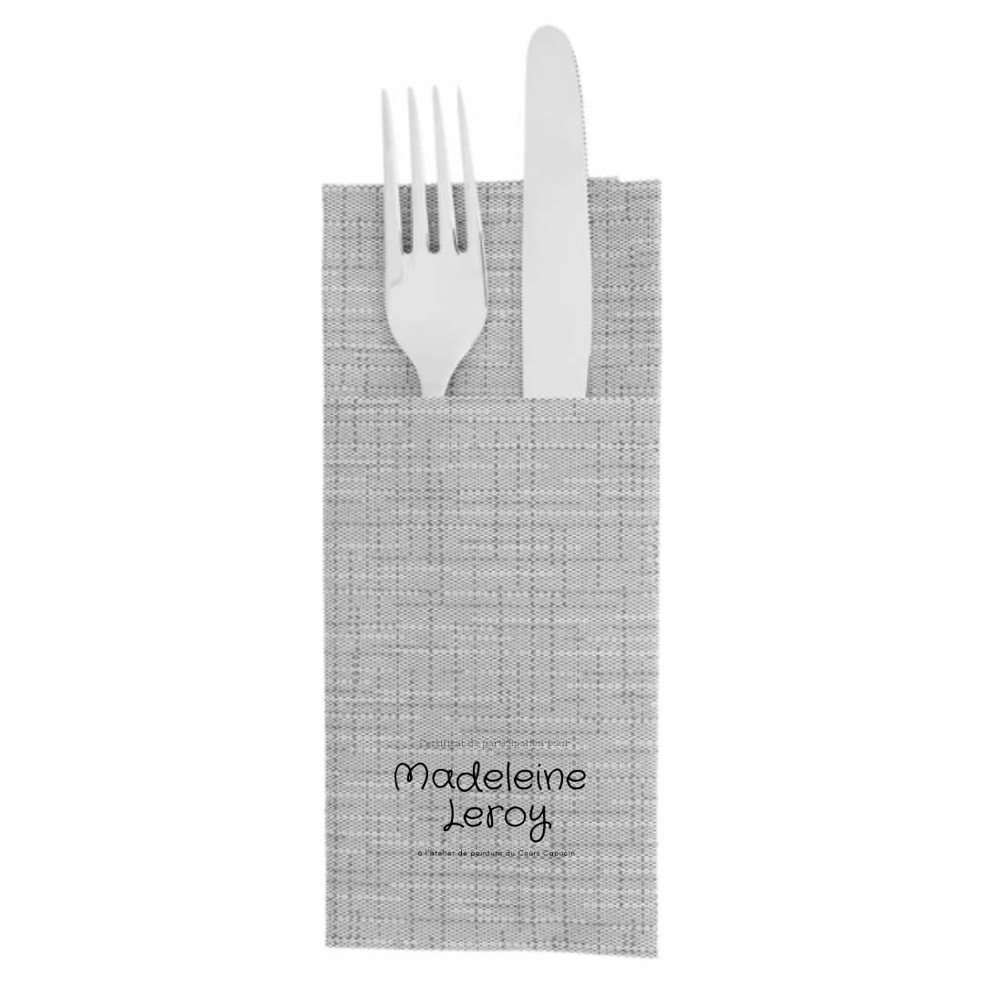 SERVIETTE "NON TISSE" AIRLAID 55GR m2