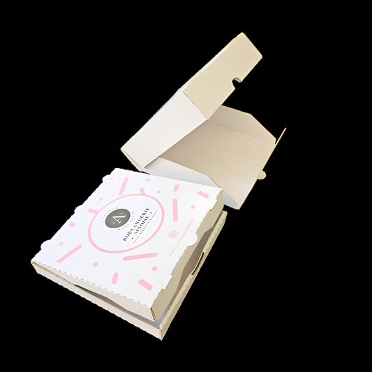 Boîtes coffret 20x20x5cm / Carton micro cannelure blanc agréé contact alimentaire direct