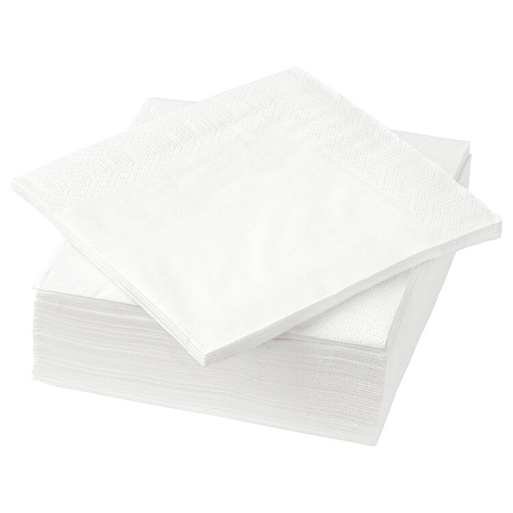 Serviette blanche Papier